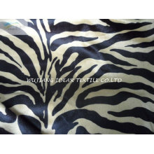 100%Polyester short pile plush Printed Fabric